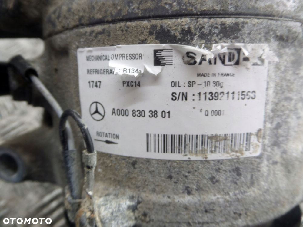 mercedes klasa c klasa e sprinter vito a0008303801 kompresor - 3