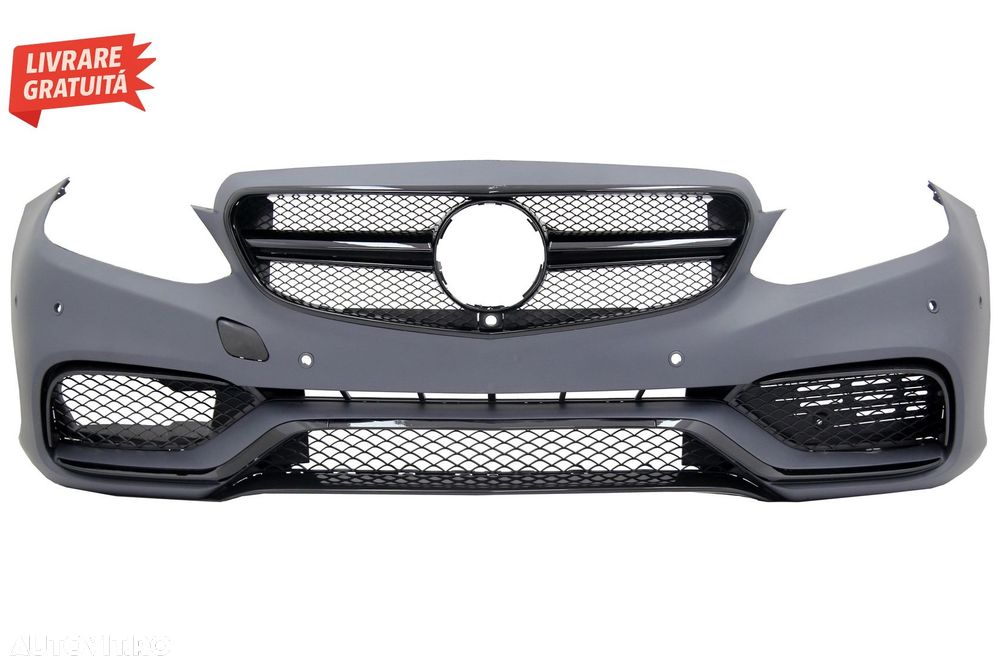 Kit Exterior Mercedes W212 E-Class Facelift (2013-2016) E63 Design Negru Lucios- livrare gratuita - 2