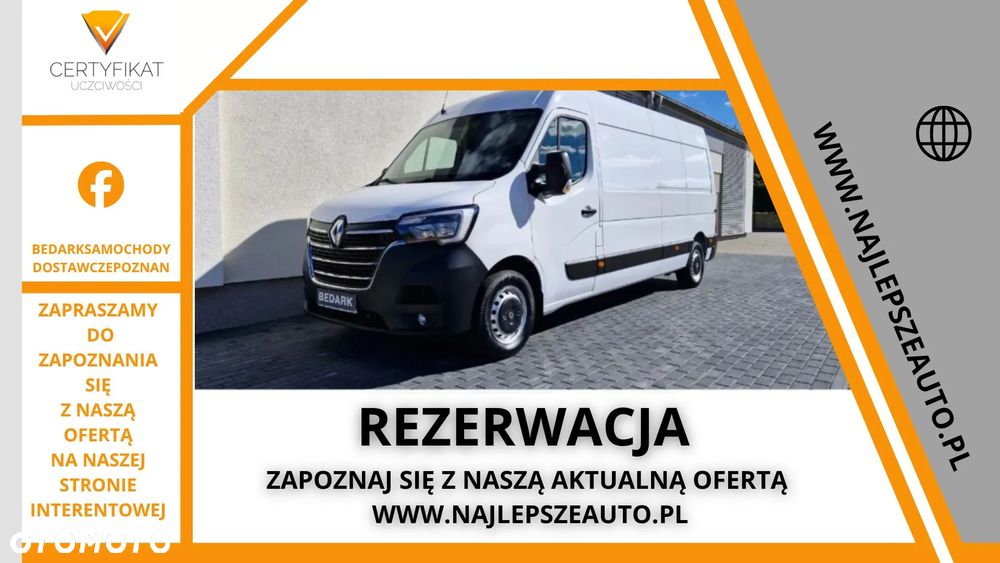 Renault Master L3H2,Gwarancja, klima, tempomat