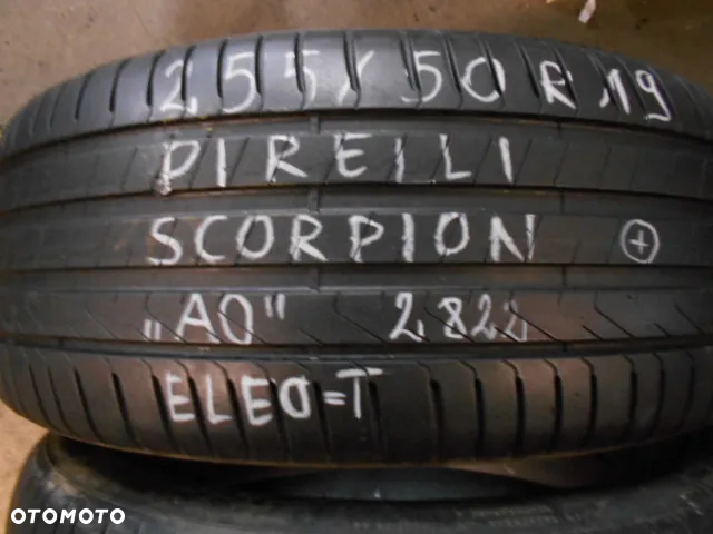 OPONY 255/50R19 PIRELLI SCORPION + AO DOT 2822 7.4MM - 4