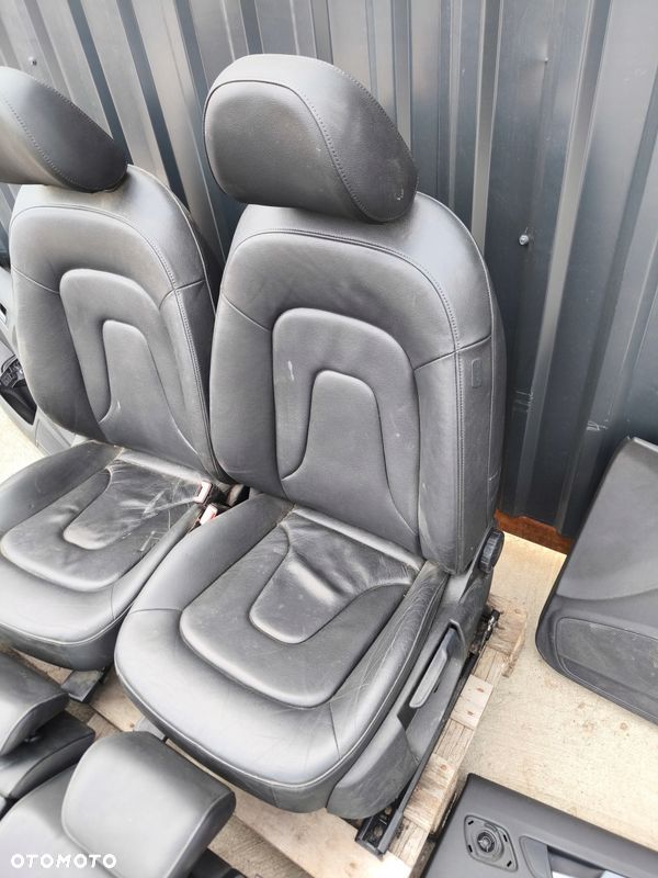 FOTEL FOTELE AUDI A4 B8 KOMPLET SKÓRA BEZ PODGRZEWANIA ! *2 - 7