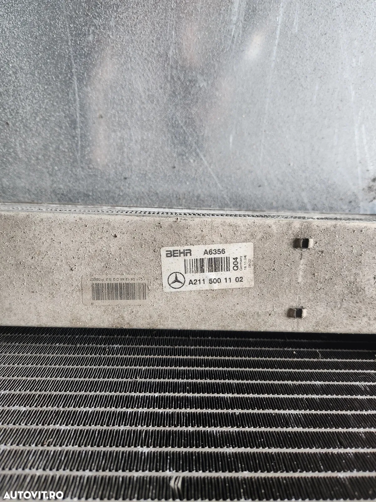 Grup Radiatoare Radiator Apa Clima Intercooler Termocupla Mercedes E Class W211 3.0 Cdi - 11