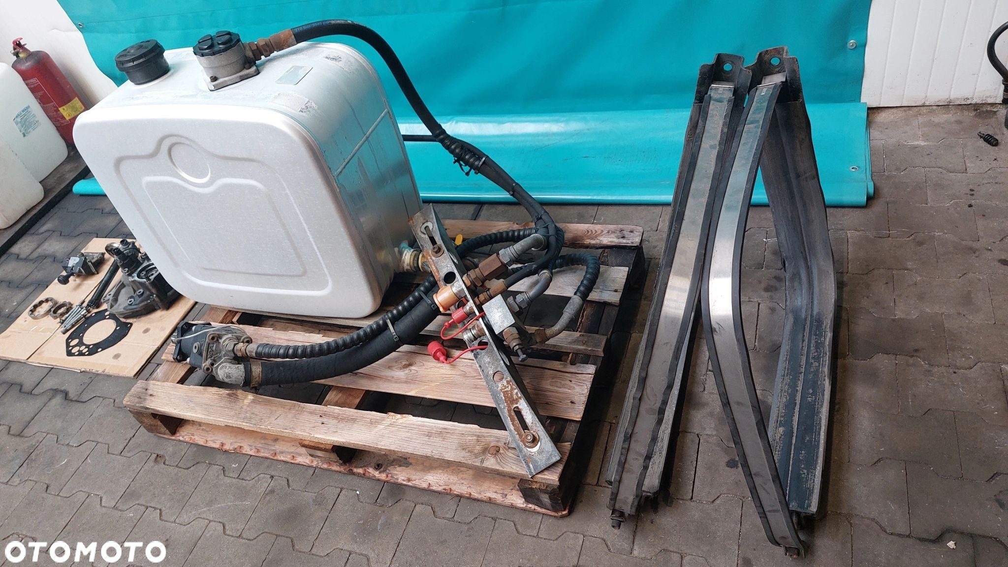 MERCEDES ACTROS MP4 EURO 6 HYDRAULIKA POMPA WAŁEK HYVA - 5