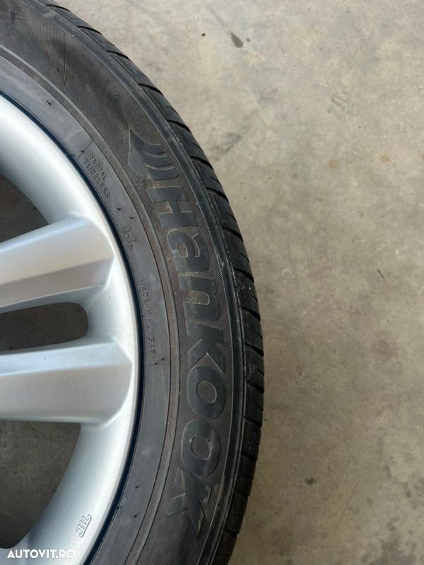 vând jante aliaj originale Hyundai tucson pe 18” cu anvelope de vară - 7