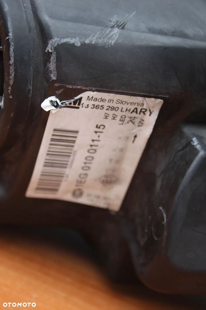 LAMPA LEWA PRZEDNIA LEWY PRZÓD OPEL ASTRA J CIEMNA LED 13365290 100% OK EUROPA BARDZO ŁADNA - 18