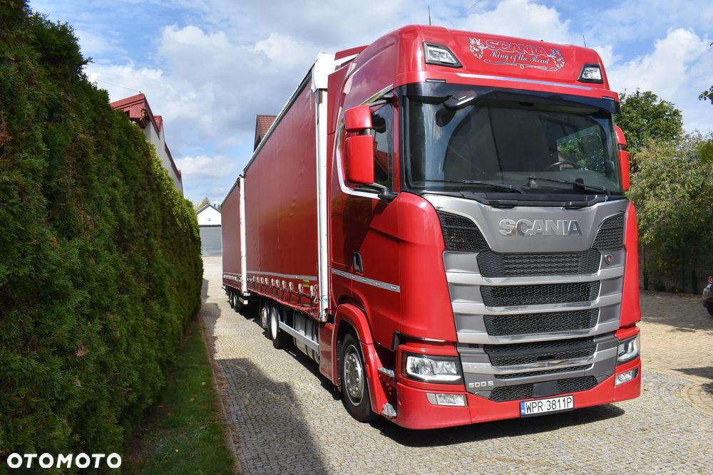 Scania S500 Tandem 2021 + Wielton | Zestaw przestrzenny |Podnosz - 1