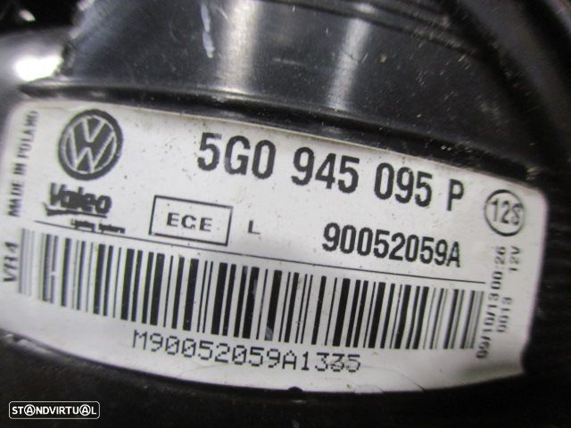 Farol Tras 5G0945095P VW GOLF 7 5G FASE 1 2014 1.6TDI 105CV 5P CINZA RATO ESQ ORIGINAL VALEO - 3