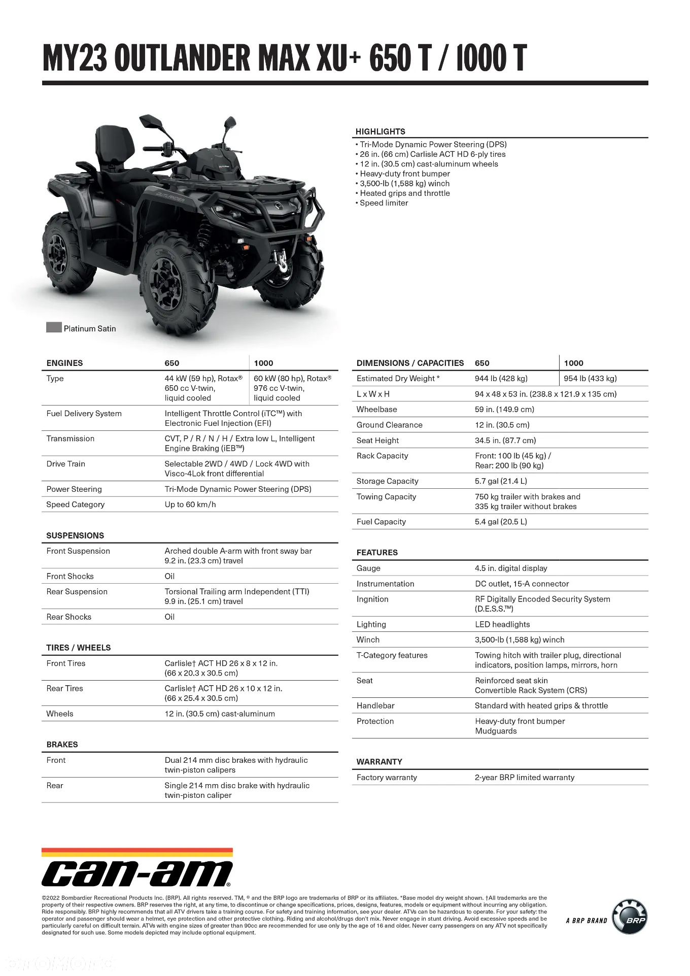 Can-Am Outlander - 2