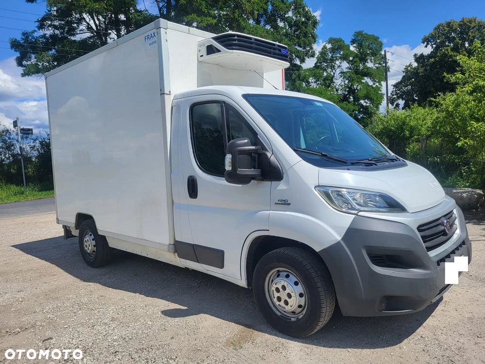 Fiat Ducato 2016r 2.3 JTD 130KM Izoterma Chłodnia Food Truck Sklep HAKI na mięso półki Mroźnia Agregat - 12