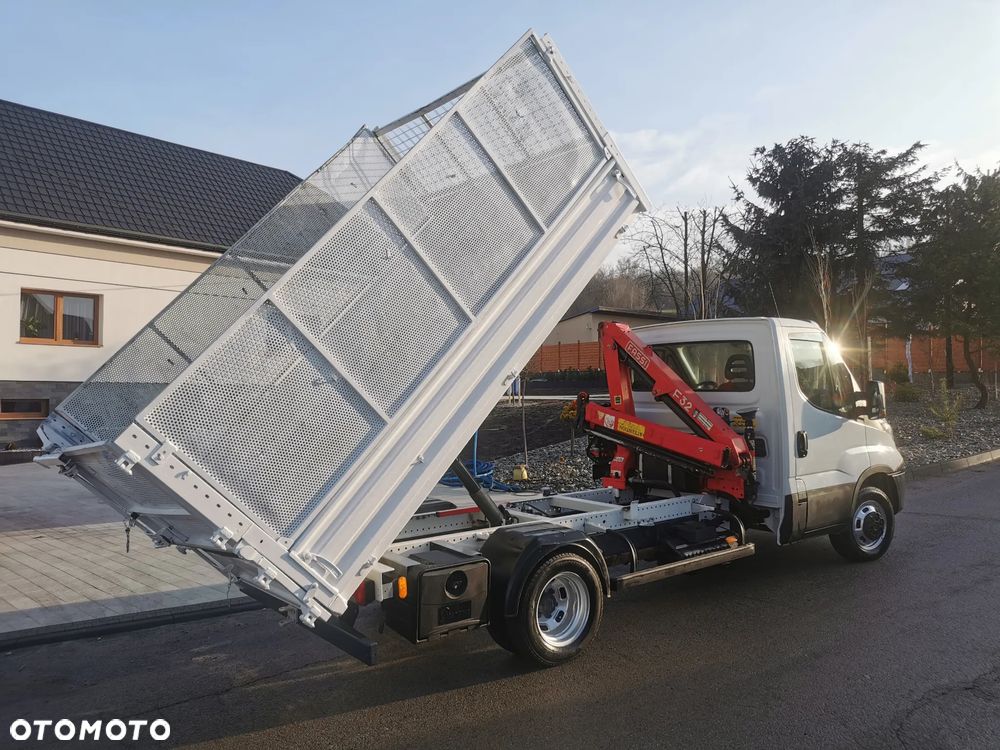 Iveco Daily 35C15 Kiper HDS dzwig 3.0-150KM wywrotka Hak - 9