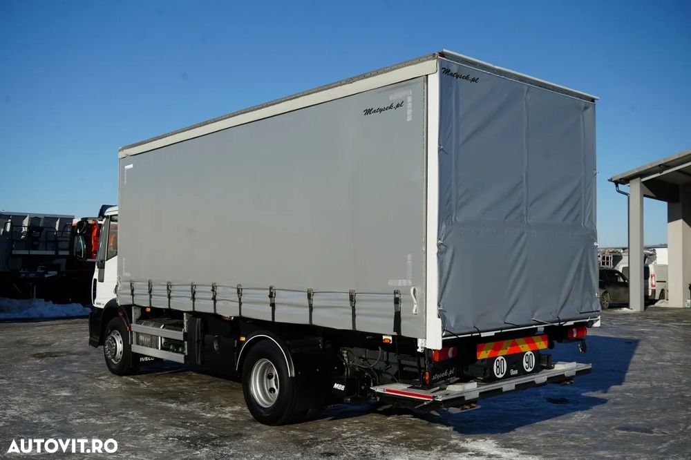 MAN EUROCARGO 160E25 E6 / CORTINĂ - 6 m / HAYON LATERAL / HAYON HIDRAULIC / AUTOMAT / - 4