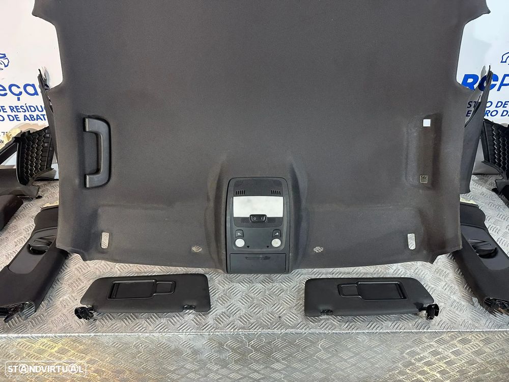 .Conjunto Interior Tecto Cúpula Preto Original Audi A4 B8 Sedan 2009 - 2016 - 5