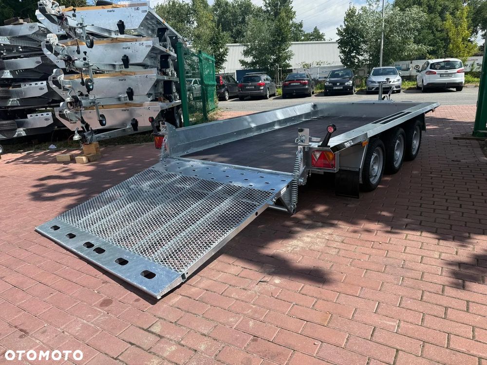 Martz Przyczepa Martz Bau 3 350/3 350x160 3500kg 3 osie pod sprzęt budowlany minikoparka walec mocna dostawa - 7