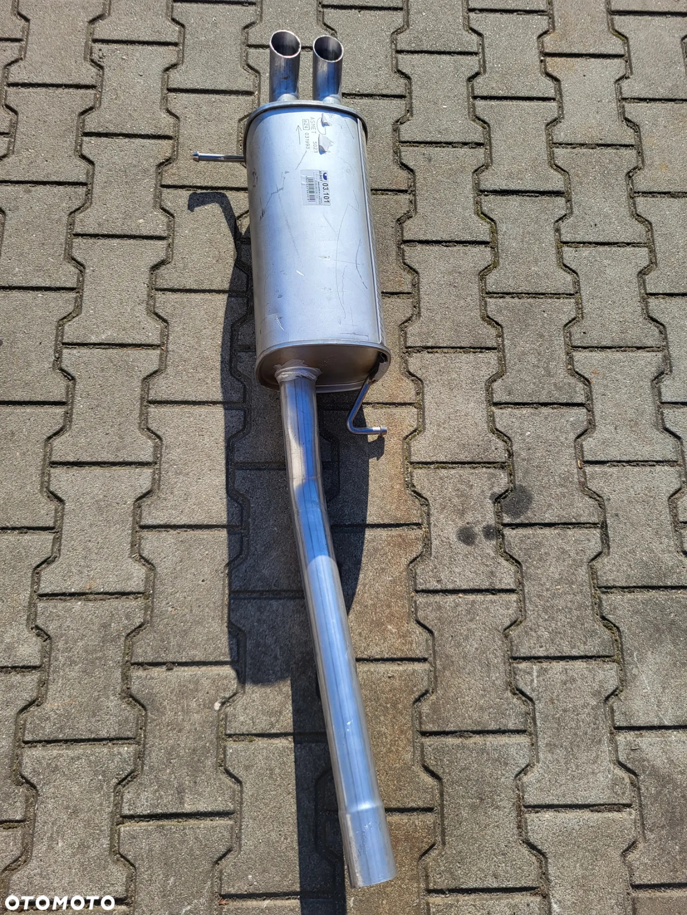 Tłumik tylny  końcowy VW CADDY III 1.9D 04.04-08.10 - 2