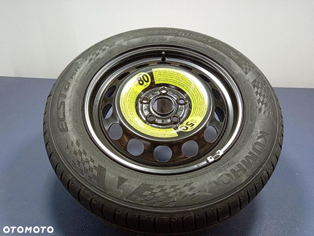 SKODA OCTAVIA IV KOŁO DOJAZDOWE ZAPASOWE 6,5JX16 ET46 5X112 5Q0601027BR - 1