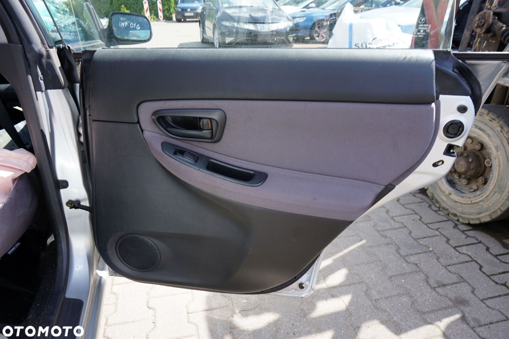 DRZWI TYLNE PRAWE IMPREZA II GD LIFT SEDAN 01G  SREBRNY SUBARU 2006-2007 - 9