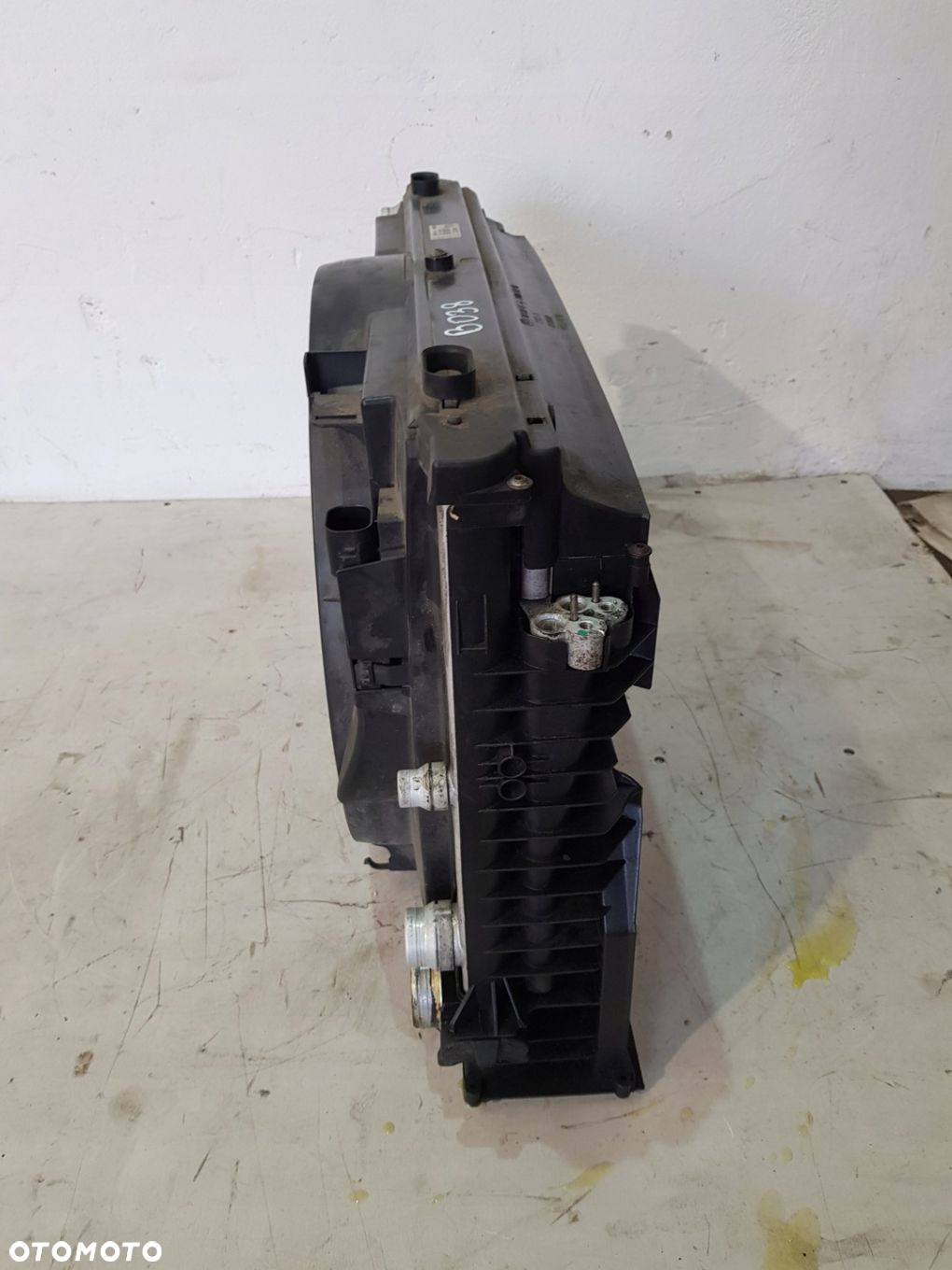 KOMPLET CHŁODNIC WENTYLATOR 7801657 BMW E60 E61 LIFT 3.0D EUR M57 - 7