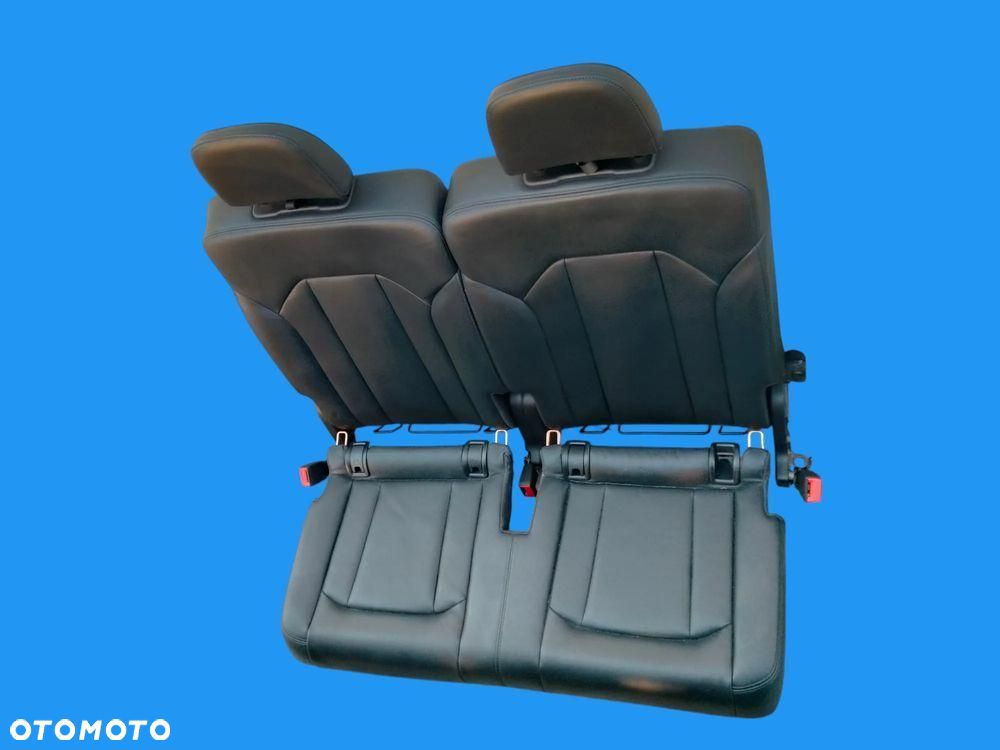 AUDI Q7 4M LIFT 22r FOTELE KANAPA BOCZKI TAPICERKA SKÓRA CZARNA - 13