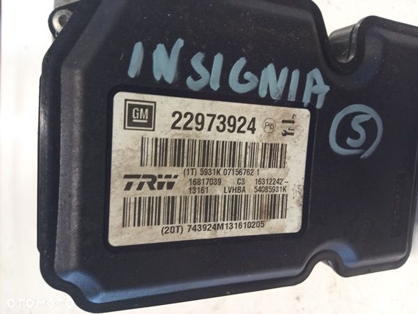 OPEL INSIGNIA A 13r POMPA ABS 22973924 - 2