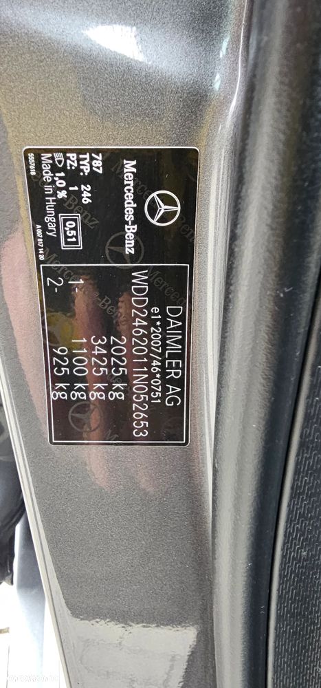 Mercedes-Benz Klasa B 200 CDI (BlueEFFICIENCY) 7G-DCT - 16