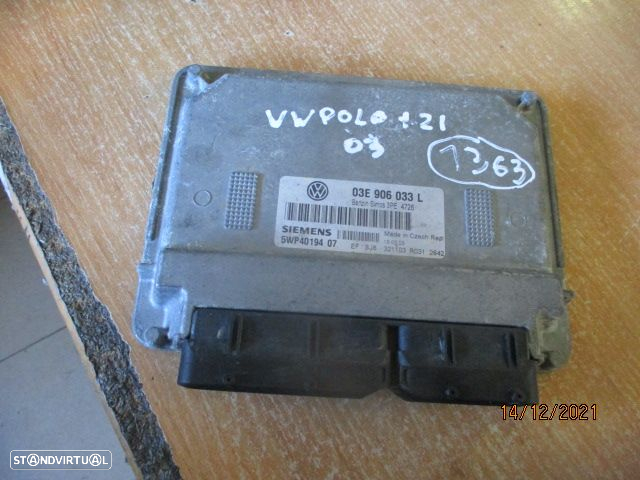 Centralina 03E906033L 6Q1937049C VW POLO 2003 1.2I SIEMENS - 3