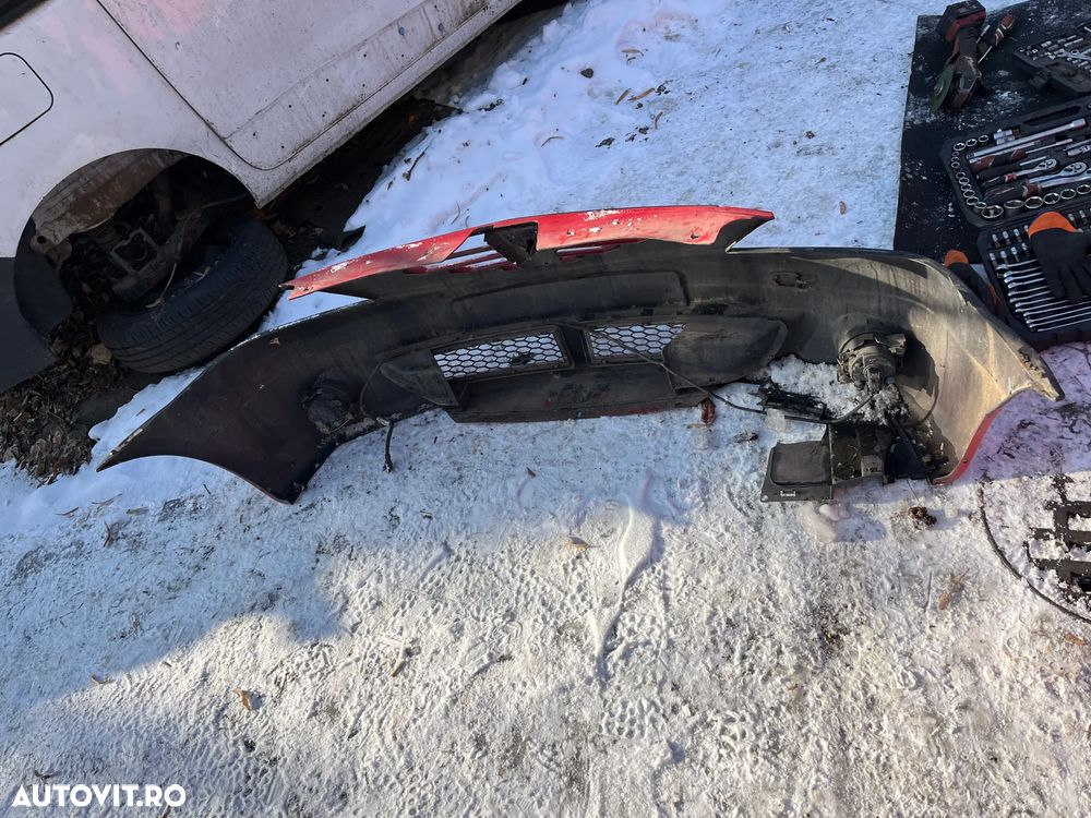 Bara fata completa Dacia Logan 1 rosu passion 2004-2009 - 11