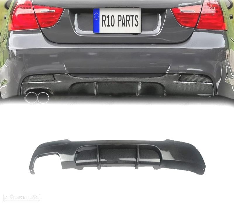 DIFUSOR BMW E92 E93 06-14 LOOK M PERFORMANCE CARBONO - 1