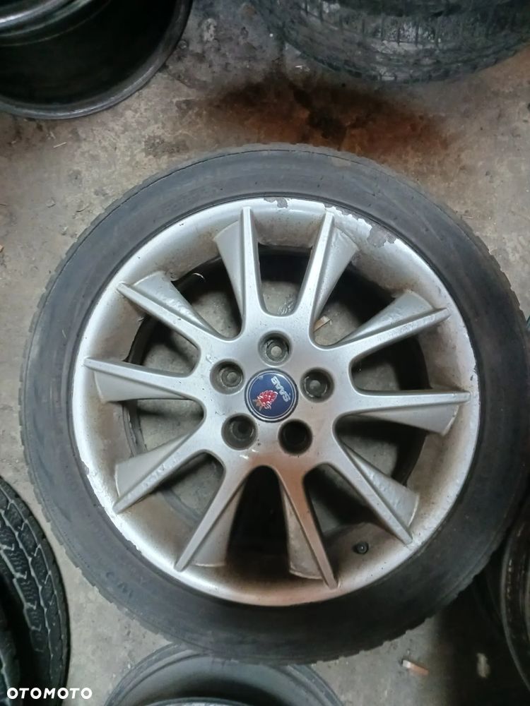 Alufelgi 4x alufelga komplet Saab 93 Opel 17 cali Opony zimowe 225/45 - 1