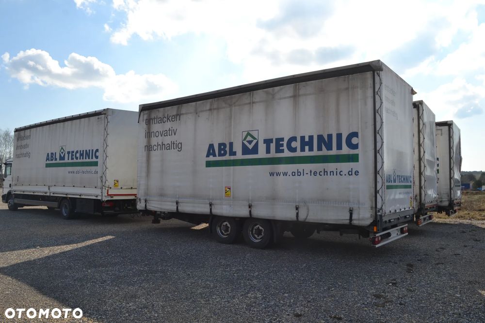 MAN TGL 12.250 Firanka Firana 7,8 m Zestaw objętościowy TGM Atego Automat Klima Blokada mostu - 4