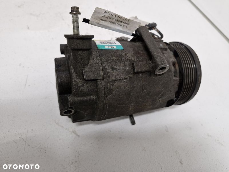 OPEL ASTRA H 1.7 D SPRĘŻARKA KOMPRESOR KLIMATYZACJI 13124751 - 9