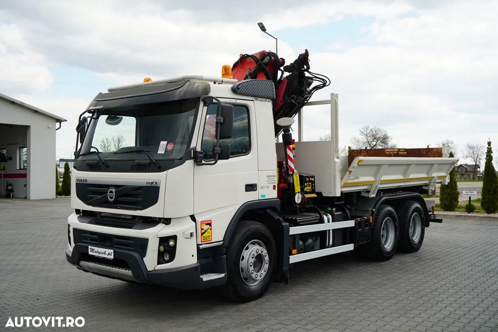 Volvo FMX 370 / 6X4 / TIPPER + FASSI F165XP HDS / MAX. CAPACITATE DE RIDICARE 5200 KG / COMANDĂ RADIO / HAYON LATERAL HIDRAULIC - 10