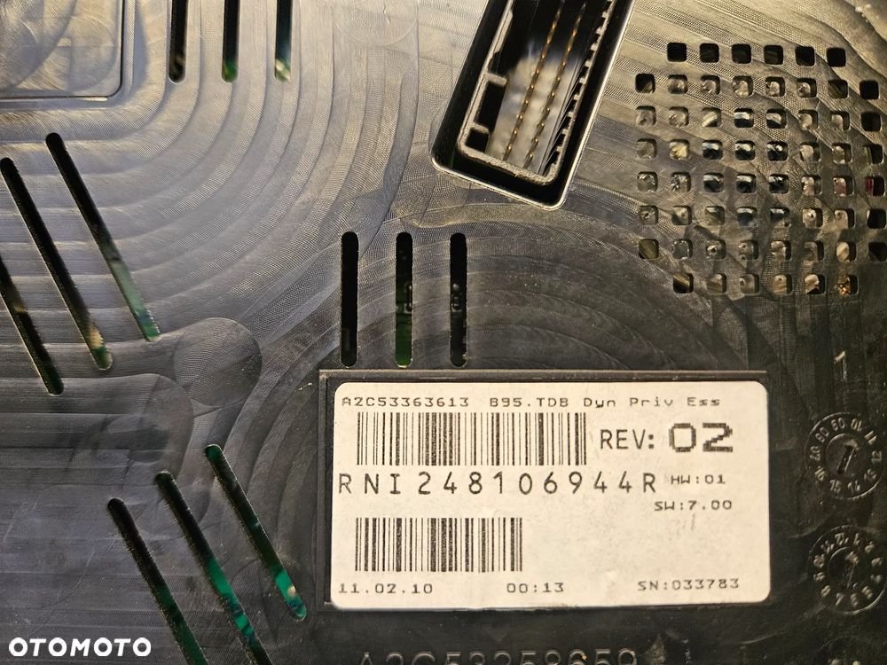 Licznik Renault Megane III A2C53363613 A2C53258659 1.6 16V - 5