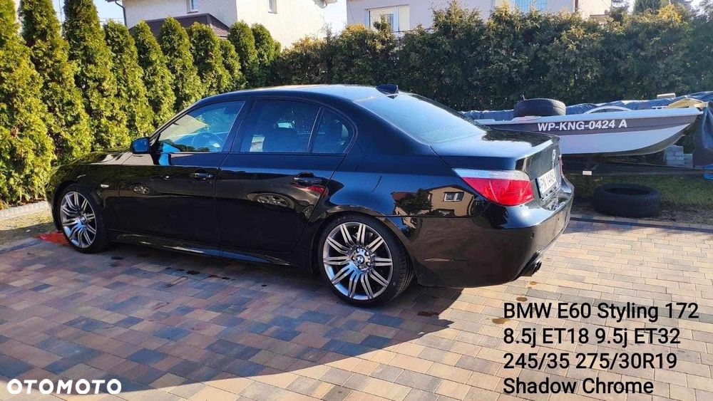 Oryginalne felgi BMW E60 19 grafit Shadow Chrome Styling 172 8.5j ET18 9.5j ET32 F01 E61 E65 dwie szerokości - 9