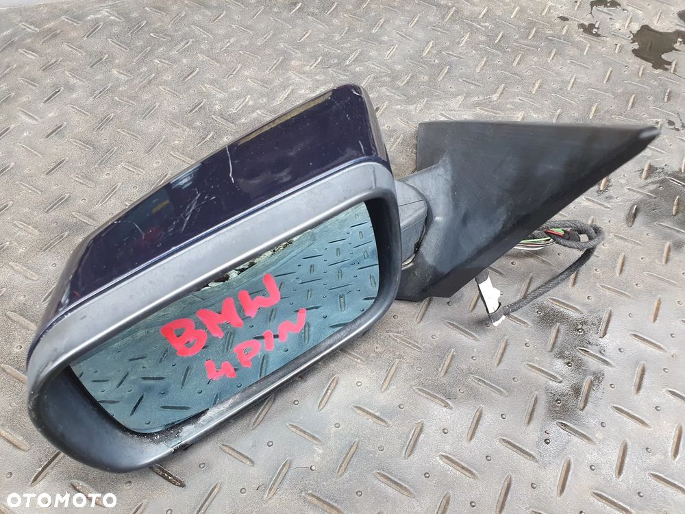 BMW E34 E36 E39 E46 LUSTERKO ZEWNĘTRZNE LEWE ELEKTRYCZNE 4PIN E10117351 - 3