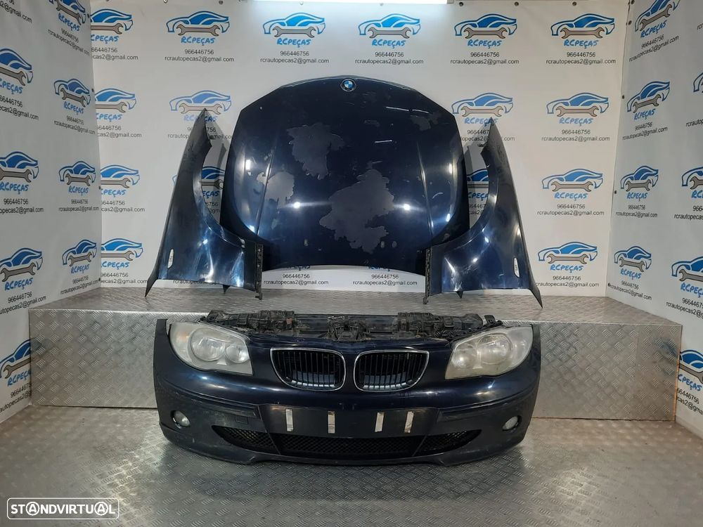 FRENTE COMPLETA BMW SERIE 1 E87 E81 PRE-LCI CAPOT PARACHOQUES GUARDA-LAMAS OTICAS RADIADOR VENTILADOR FRENTE FIBRA REFORÇO - 10