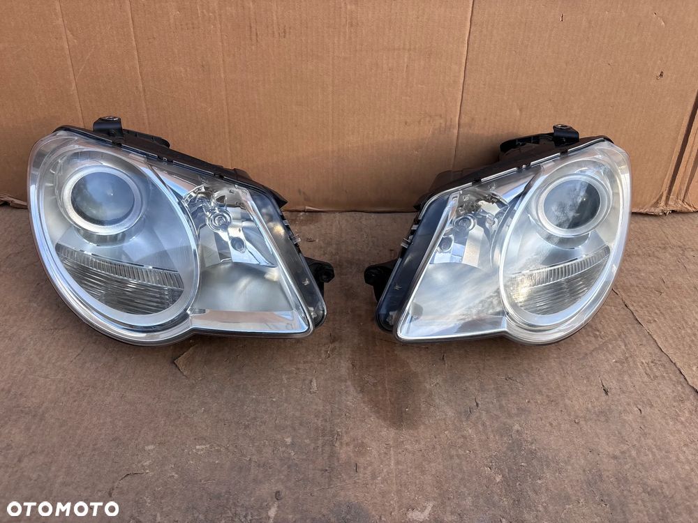 Volkswagen VW Eos Lampa Przednia Prawa Lewa Reflektor Europa 1q1941005D 1q1941006D Oryginał Europa Zwykła Żarówka - 1