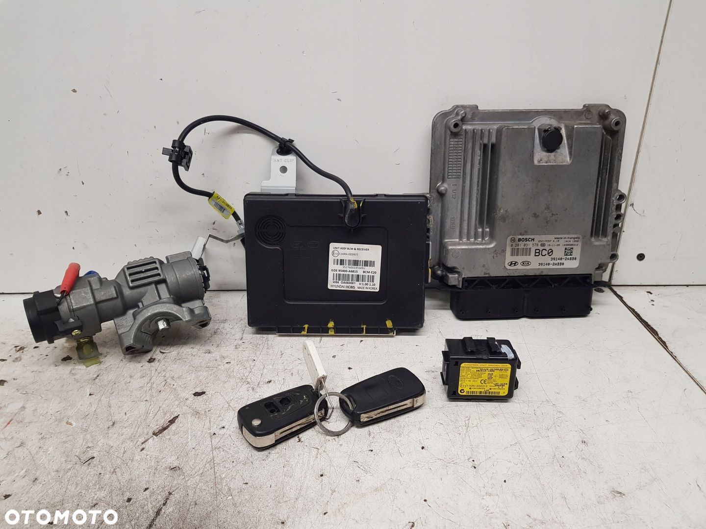 HYUNDAI I30 II KOMPUTER ZESTAW STARTOWY 1,6CRDI 0281031578 39140-2ABB0 - 1