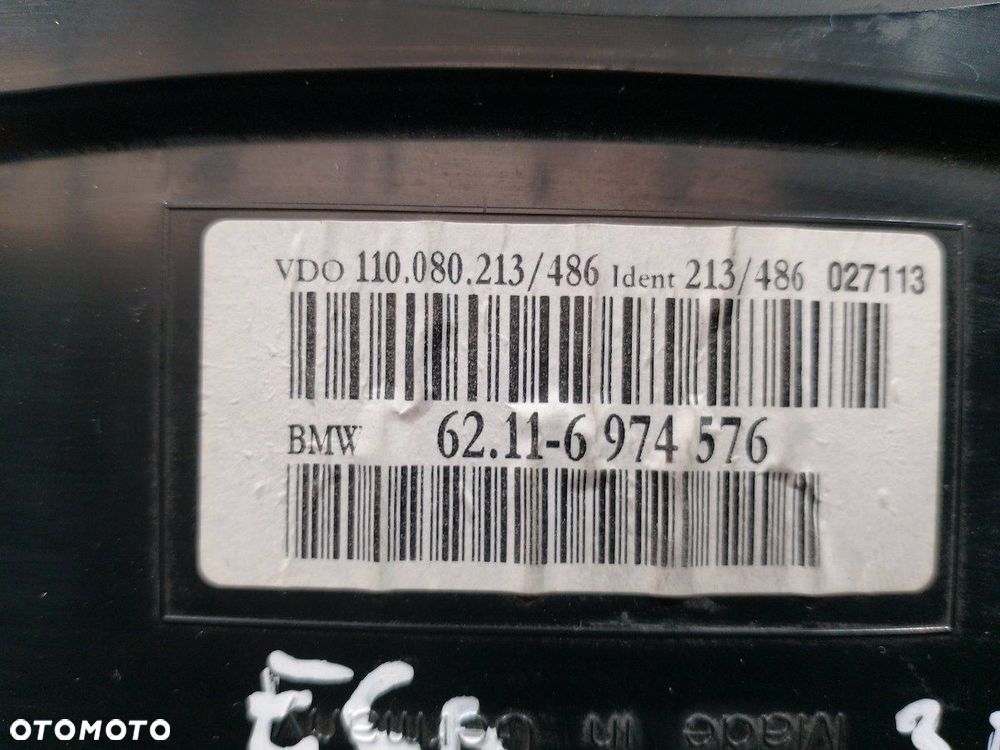 LICZNIK BMW E60 62.11-6974576  110.080.213/486 3.0 D - 6