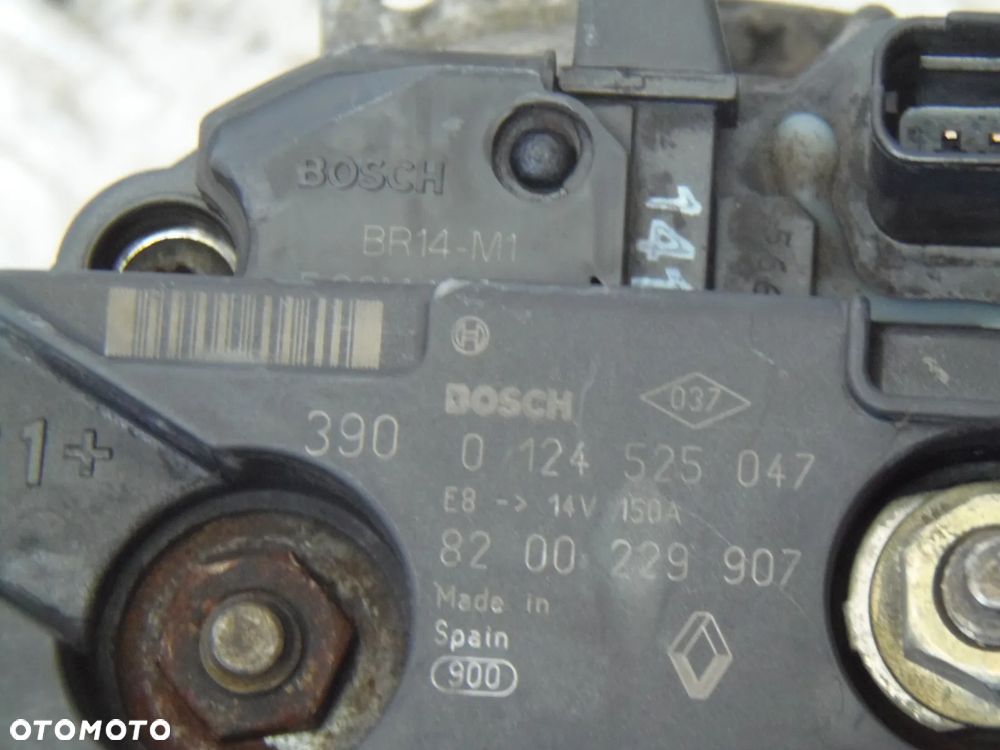 RENAULT LAGUNA II 1.9 DCI ALTERNATOR  0124525047 - 4