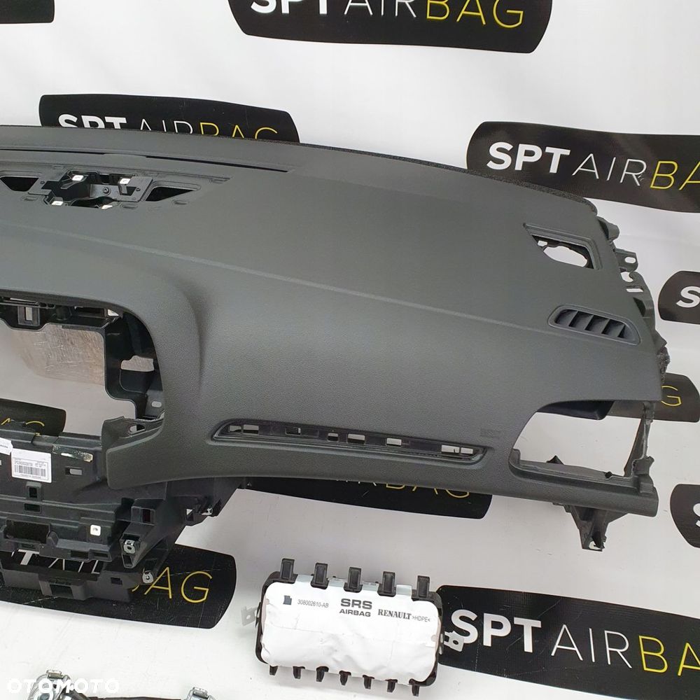 RENAULT MEGANE IV 4 DESKA ROZDZIELCZA HEAD UP START STOP KONSOLA KOKPIT PULPIT PODUSZKI AIRBAG AIR BAG PASY KIT SET - 4