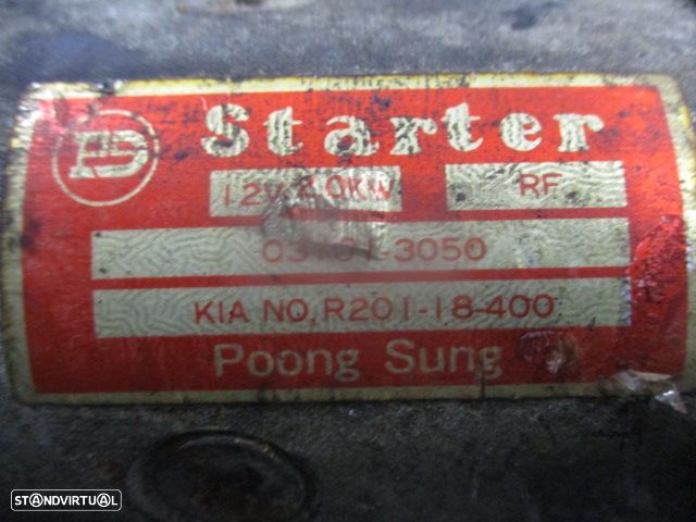Motor De Arranque 031013050  KIA SPORTAGE 2000 2.0TCI 0P - 1