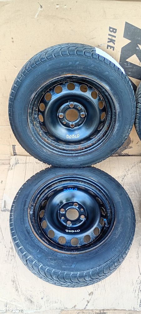 Felgi stalowe z oponami 165/70 R14 4X98 ET35 Fiat Doblo I Lift - 2