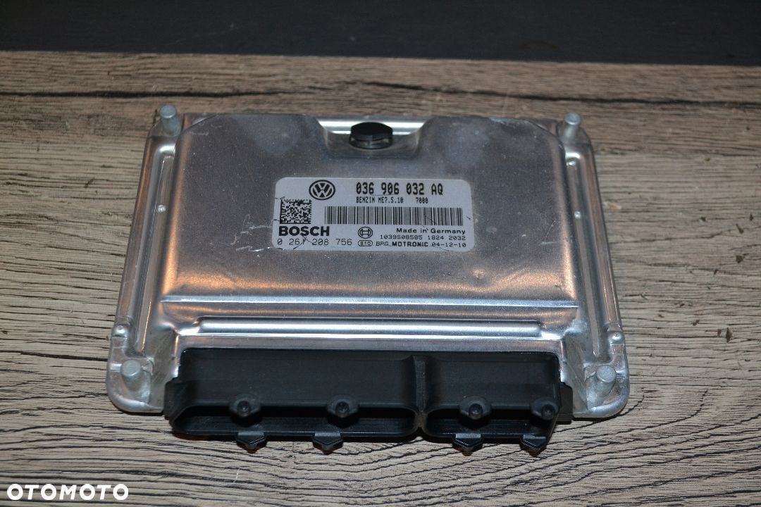 VW CADDY 1,4 KOMPUTER STEROWNIK SILNIKA 036906032AQ 0261208756 - 1