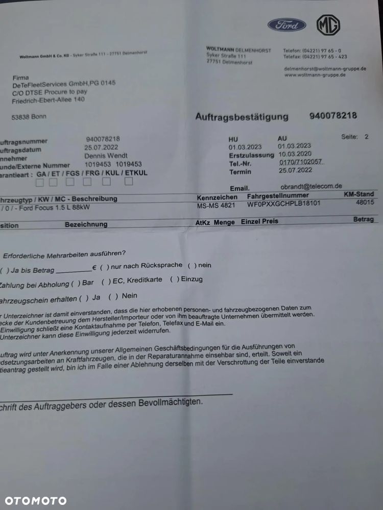 Ford Focus 1.5 EcoBlue Start-Stopp-System TITANIUM STYLE - 30