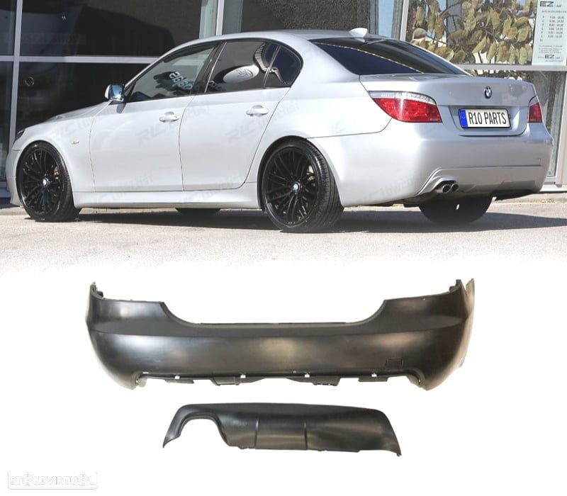 PÁRA-CHOQUES TRASEIRO BMW E60 03-10 LOOK M - 1