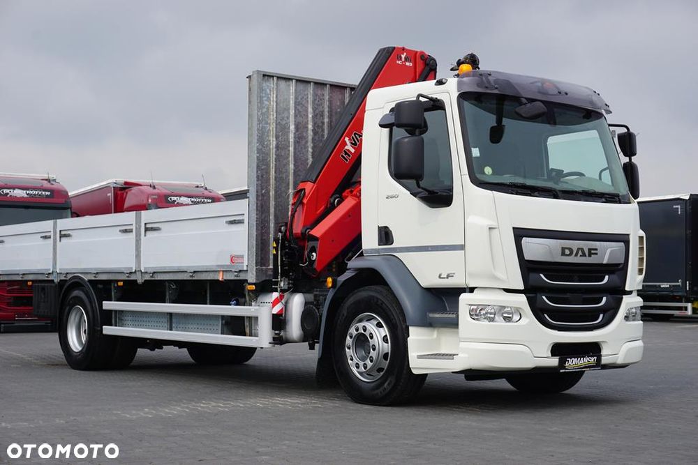 DAF LF / 260 / ACC / SKRZYNIOWY + HDS / HYVA HC-183 / PILOT / ROTATOR / WIDŁY - 35