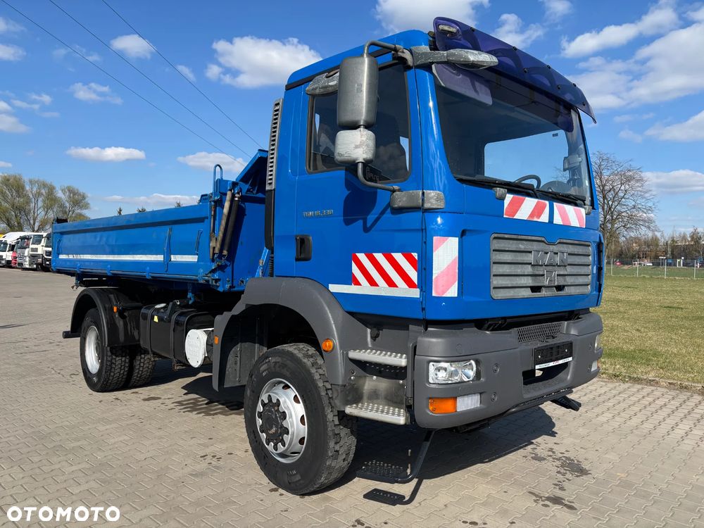 MAN TGM 18.330 4x4 stały napęd , Meiller wywrotka, hydraulika, blokady , reduktor (nie TGS, AXOR ) - 5