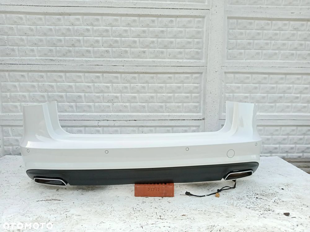 ZDERZAK TYŁ AUDI A6 C7 4G9 KOMBI LIFT 6PDC 15-18 BIAŁY - 1