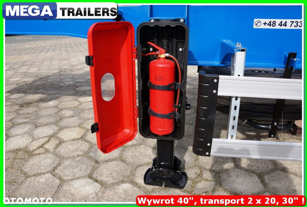 Mega 65 m³ wywrotka na kontener 40 Ft / do 44,0 T DMC zestawu !!! - 30