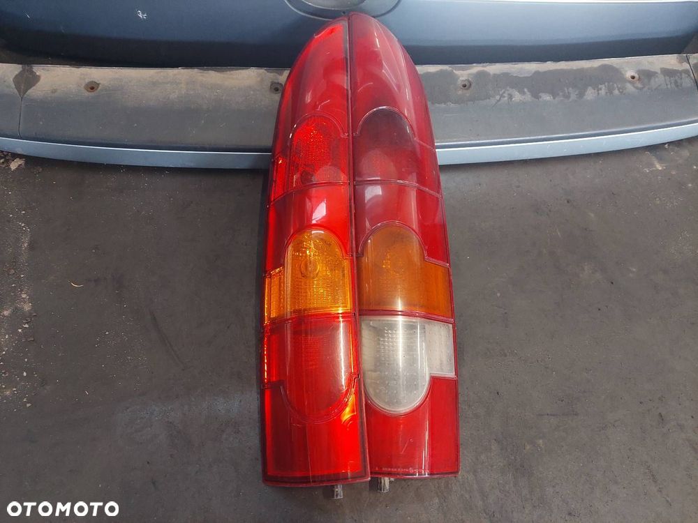 KOMPLETNY TYŁ KLAPA BAGAŻNIKA ZDERZAK TYŁ LAMPY RENAULT KANGOO I LIFT TEB64 - 2